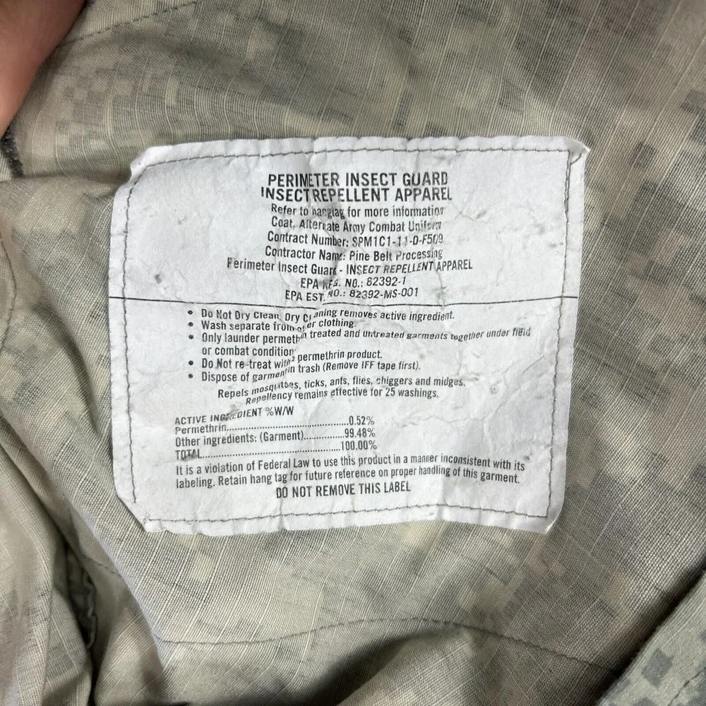US Army‎ ACU Combat Shirt Coat Digital Camo Top Tactical Ripstop 39 Regular